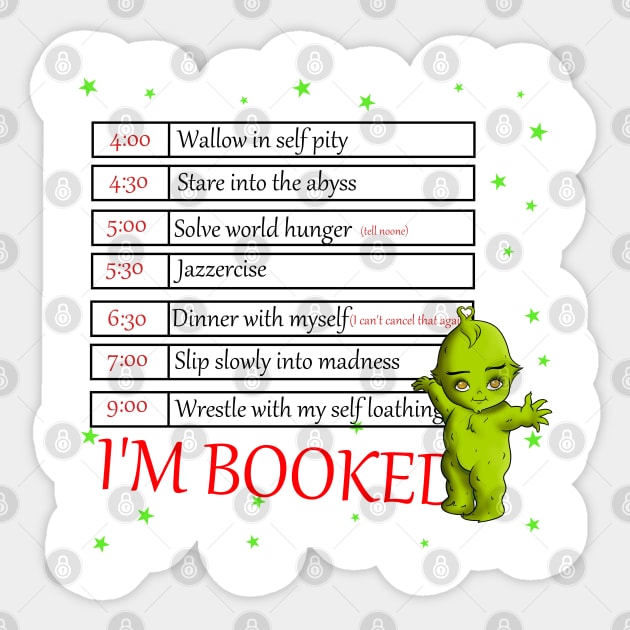 I'm Booked Star Sticker by ImSomethingElse